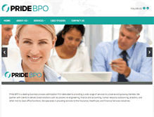 Tablet Screenshot of pridebpo.com